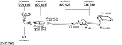 BOSAL SYS02868
