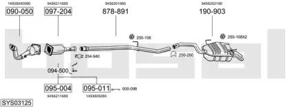 BOSAL SYS03125