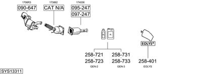BOSAL SYS13311
