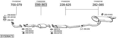 BOSAL SYS06473