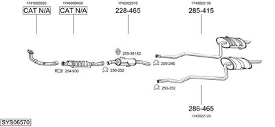 BOSAL SYS06570