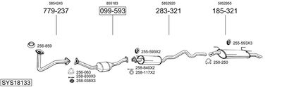BOSAL SYS18133 BOSAL SYS18133