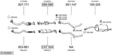 BOSAL SYS09961