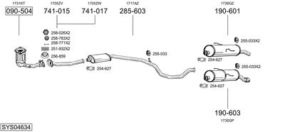 BOSAL SYS04634