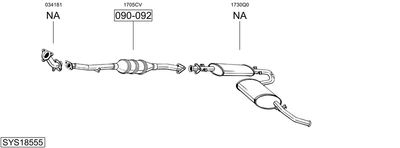 BOSAL SYS18555