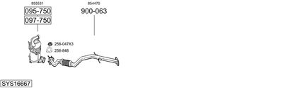 BOSAL SYS16667 BOSAL SYS16667