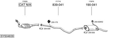 BOSAL SYS04839