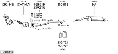 BOSAL SYS10050