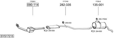 BOSAL SYS17215