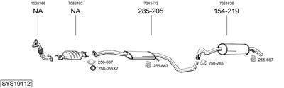 BOSAL SYS19112 BOSAL SYS19112