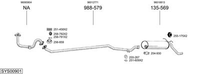 BOSAL SYS00901