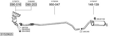 BOSAL SYS29625