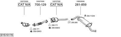 BOSAL SYS10178