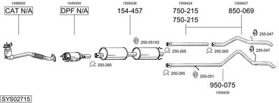 BOSAL SYS02715 BOSAL SYS02715