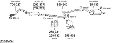 BOSAL SYS25456