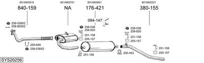 BOSAL SYS20256
