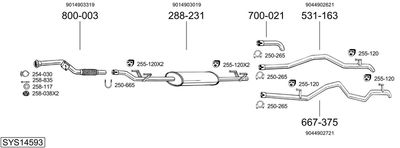BOSAL SYS14593