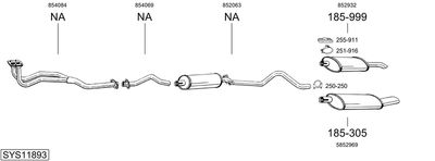 BOSAL SYS11893