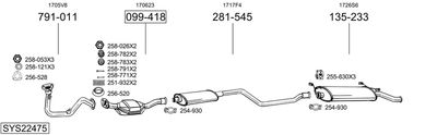 BOSAL SYS22475