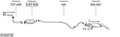 BOSAL SYS20728 BOSAL SYS20728