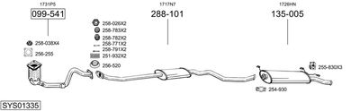 BOSAL SYS01335