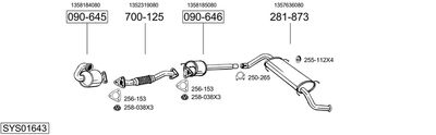 BOSAL SYS01643