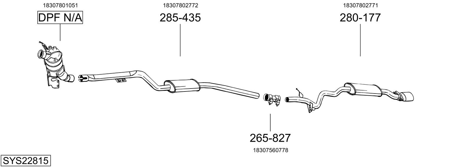 BOSAL SYS22815