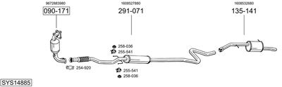 BOSAL SYS14885
