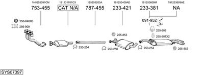 BOSAL SYS07397 BOSAL SYS07397