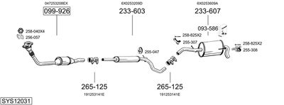 BOSAL SYS12031