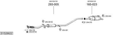 BOSAL SYS26622