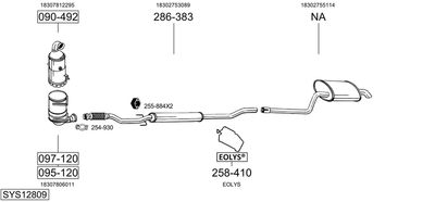BOSAL SYS12809