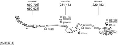 BOSAL SYS13412