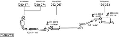 BOSAL SYS25371