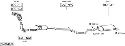 BOSAL SYS04958