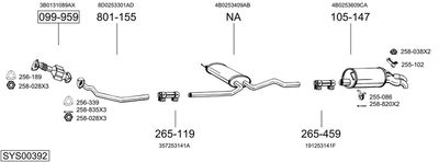 BOSAL SYS00392