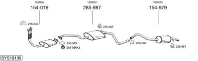 BOSAL SYS19109 BOSAL SYS19109