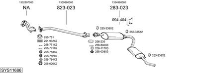 BOSAL SYS11686
