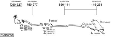 BOSAL SYS18058