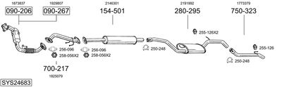 BOSAL SYS24683 BOSAL SYS24683