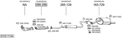BOSAL SYS11744