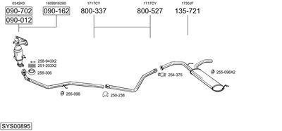 BOSAL SYS00895