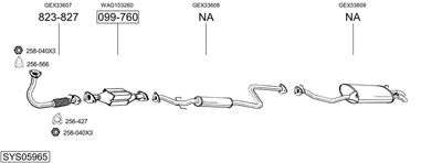 BOSAL SYS05965