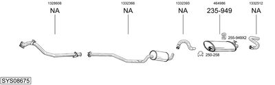 BOSAL SYS08675