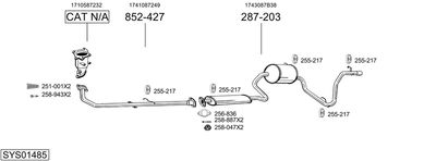BOSAL SYS01485
