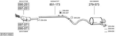 BOSAL SYS11022