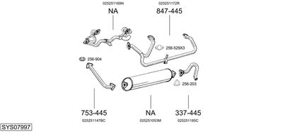 BOSAL SYS07997 BOSAL SYS07997