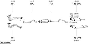 BOSAL SYS04298