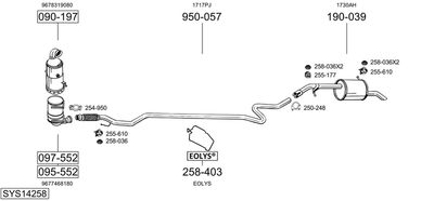 BOSAL SYS14258
