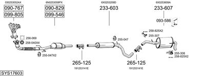 BOSAL SYS17603